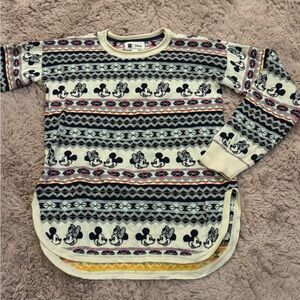 Gap Disney Multicolor Mickey Mouse Knit Top